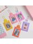 Pembe Tarzı Sevimli Karikatür Hayvan Fotocard Tutucu Anahtarlık ile Kpop Idol Fotoğraf Kol Güzel Ayı Öğrenci Kımlık Kartı Tutucu Okul Kırtasiye (Yurt Dışından) 3