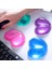 Mor Tarzı Silikon Jel Bilek Dinlenme Kalp Şeklinde Yarı Saydam Ergonomik Mouse Pad Ofis Bilgisayar Laptop Için Serin El Yastık Mat (Yurt Dışından) 2