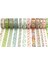 No.3 Tarzı Washi Bant Seti Yeşil Bitki Maskeleme Bandı Çiçek Yaprak Dekoratif Bant Sticker Scrapbooking Kawaii Kırtasiye Dergisi Malzemeleri (Yurt Dışından) 4