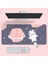 A-800X300X2MM Stili Ins Tarzı Sevimli Pembe Gezegen Tavşan Mouse Pad Oyun Büyük Süper Kawaii Bilgisayar Mat Kaymaz Klavye Pedi Ev Ofis Masaüstü Mat (Yurt Dışından) 3