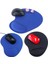 Siyah Stil Bilek Desteği Mouse Pad Fareler Mat Ev Ofis Düz Renk Kaymaz Oyun Bilek Desteği ile (Yurt Dışından) 2