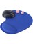 Siyah Stil Bilek Desteği Mouse Pad Fareler Mat Ev Ofis Düz Renk Kaymaz Oyun Bilek Desteği ile (Yurt Dışından) 3
