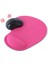 Siyah Stil Bilek Desteği Mouse Pad Fareler Mat Ev Ofis Düz Renk Kaymaz Oyun Bilek Desteği ile (Yurt Dışından) 5