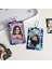 OSS28842KT4 Stili Vintage Moda Pvc Fotocard Tutucu Kpop Idol Fotoğraf Kol Çantası Kımlık Otobüs Yemek Kartı Kapağı Çanta Anahtarlığı Kolye Kırtasiye (Yurt Dışından) 5