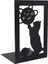 D Tarzı Zarif Hollow-Out Metal Bookend Yaratıcı Orman Desen Tasarım Kitap Standları Yaratıcı Hediye Dekoratif Metal Kitap Ayracı HX6A (Yurt Dışından) 1