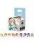 12AŞK Canlı Stil 4CMX5M Japon Animasyon Maskeleme Muslukları Washi Bant Etiketler Scrapbooking Anime Severler Otaku Kültür Sevimli Kırtasiye (Yurt Dışından) 1