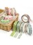 No.9 Tarzı Washi Bant Seti Yeşil Bitki Maskeleme Bandı Çiçek Yaprak Dekoratif Bant Sticker Scrapbooking Kawaii Kırtasiye Dergisi Malzemeleri (Yurt Dışından) 5