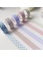 1 Adet C Tarzı 1 Adet Japonya Renk Temel Izgara Desen Dekorasyon Bandı Renkli Washi Maskeleme Bandı Yaratıcı Scrapbooking Kırtasiye Okul Malzemeleri (Yurt Dışından) 4