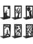 Bir Stil Zarif Hollow-Out Metal Bookend Yaratıcı Orman Desen Tasarım Kitap Standları Yaratıcı Hediye Dekoratif Metal Kitap Ayracı HX6A (Yurt Dışından) 2