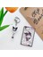 Siyah Stil Çocuklar Için Kawaii Kart Tutucu Fotocard Tutucu Kredi Kimlik Banka Kartı Fotoğraf Ekran Tutucu Otobüs Kartı Koruyucu Kılıf Kolye Anahtarlık (Yurt Dışından) 5