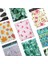 Mavi Çiçekler Stili Oly Mailers cm Hediyelik Bez Ambalaj Posta Postaları Butik Logo Baskı Kurye Çantaları Paket G Zarflar (Yurt Dışından) 4