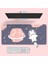 D-800X300X2MM Stili Ins Tarzı Sevimli Pembe Gezegen Tavşan Mouse Pad Oyun Büyük Süper Kawaii Bilgisayar Mat Kaymaz Klavye Pedi Ev Ofis Masaüstü Mat (Yurt Dışından) 1