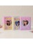 Mor Tarzı Japon Karikatür 3-Otocard Tutucu Küçük Kart Albümü Içi Boş Çiçek Polaroid Fotoğraf Albümü Depolama Kartları Koleksiyonu Kadın (Yurt Dışından) 3
