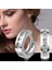 925 Ayar Gümüş Zirkon Taşlarla Süslenmiş Halka Küpe (12 MM) 1