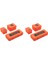 6 Adet Plastik Rc Araba Saklama Kutusu Dekorasyon Aracı Trx4 Eksenel SCX10 90046 D90 Turuncu (Yurt Dışından) 1