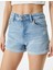 Kot Şort Mini Paçaları Katlamalı Cepli Standart Bel Slim Fit 5