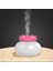 Uçucu Yağ Difüzörü, Ofis Masası Için Kişisel Lotus Nemlendiriciler, Sevimli Lotus USB Soğuk Mist Nemlendirici, Yeşil Çiçek + Beyaz (Yurt Dışından) 5