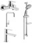 Flo S Banyo + Eviye + Lavabo Bataryası + Artema Slim 3f Sürgülü Duş Seti 1