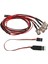 LED Işık Kiti 2 Beyaz 2 Kırmızı Ch3 Lamba Kontrol Paneli Için 1/10 1/8 Eksenel SCX10 Trx4 D90 Rc Araba (Yurt Dışından) 1