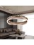 Hazela Kahve Eskitme Kaplamalı Yuvarlak 143 Watt LED Sarkıt Salon 3 Renk Ledli Modern Tasarım Avize 1