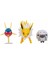 Pokemon Battle Figür 3lü Set S15 - Carvanha Jolteon Wooloo 1