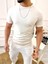 T-Shirt Slim Fit T-Shirt Dar Kesim Kadife T-Shirt 3