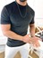 T-Shirt Slim Fit T-Shirt Dar Kesim Kadife T-Shirt 1