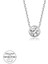Swarovski Taşlı Gümüş Tektaş Bayan Kolye 1