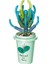 Saksı Bitkileri Vazo Fincan Succulents Kaktüs Gypsophila Dağ Lotus Süslemeleri Yapı Taşları Modeli Tuğla Setleri Kitleri Oyuncaklar (Yurt Dışından) 2