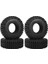 4 Adet 110MM 1.9 Kauçuk Jant Lastik Lastikleri 1/10 Rc Paletli Araba Eksenel SCX10 90046 SCX10 Iıı AXI03007 Traxxas Trx4 D90 (Yurt Dışından) 2
