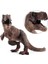 Büyük Boy Jurassic Yaban Hayatı Tyrannosaurus Rex Dinozor Oyuncak Plastik Oyun Oyuncaklar Dünya Parkı Dinozor Modeli Aksiyon Figürleri Çocuk Çocuk Hediye Kahverengi (Yurt Dışından) 3