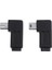 2 Adet/takım L Şekilli Mikro USB Dişi Sağ Sol 90 Derece Açı Mini USB Erkek Adaptör Konnektörü Şarj Dönüştürücü (Yurt Dışından) 4