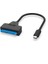 Laptop Connect 2.5 Için Sata - USB Tip C Adaptör Kablosu Dönüştürücü (Yurt Dışından) 2