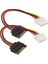 2 Adet Sata 15-Pın Erkek Güç Için Uygun Molex Ide 4-Pın Dişi Sürücü Sabit Disk Anakart Adaptör Hattı A30 (Yurt Dışından) 3