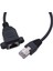 Kategori 5 Saf Bakır Ağ Kablosu RJ45 Erkek - Dişi Uzatma Kablosu, Kulaklı, Bükülmüş Korumalı (Yurt Dışından) 3