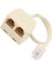 Soket RJ11 Splitter Adatper Konnektörü Ethernet Ağ Adaptörü RJ45 Splitter Kablo Cat5 Cat6 Lan 8P8C Dizüstü Bilgisayar Için Modüler Fiş (Yurt Dışından) 4