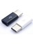 Mikro USB Dişi C Tipi Erkek Adaptör Için Xiaomi Mi 8 Redmi Not 7 Huawei P20 P30 Lite Oneplus 6 Samsung Galaxy A7 S8 Artı S9 (Yurt Dışından) 2