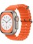 Apple Watch 38MM / 40MM / 41MM Uyumlu Akıllı Saat Kordonu Turuncu 1