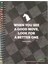 17*24 80 Yaprak Kareli Chess Sert Kapak Beyaz Defter 1