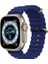 Apple Watch 38MM / 40MM / 41MM Uyumlu Akıllı Saat Kordonu Lacivert 1