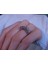 2 Karat Görünümlü Pırlanta 5 Taş Yüzük 0423R0105 5