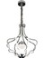Camelia Krom Kaplama 3 Renkli 50 Watt Ledli Modern Tasarım Oturma Odası,genç Odası,yatak Odası,salon Sarkıt LED Avize 2