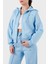 Fermuarlı Kapüşonlu Regular Fit Sweat Bayan Sweat 3DYM33 Yjfez 15DD 3