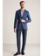 Keten-Ipek Karışım Lacivert Yazlık Blazer Ceket 4