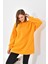 Ftz Women Kadın 3 Ip Şardonlu Sweatshirt Hardal 4