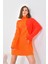 Ftz Women Kadın Oval Detaylı Tunik Orange 2