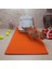 60X110 cm Kedi Tuvalet Önü Paspası Turuncu 1