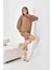 Kadın Basic Tunik Kahve 3
