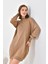 Kadın Basic Tunik Kahve 4