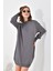 Kadın Basic Tunik Gri 5
